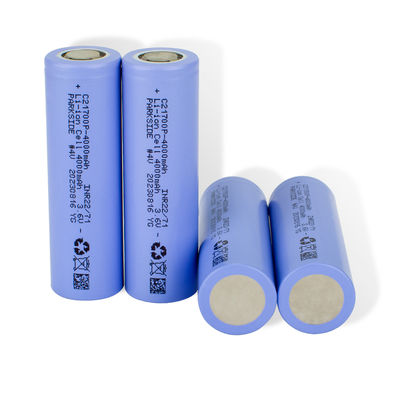 21700 리튬 배터리, 3.7V, 용량 5000mAh, 원형 외관, 손전등, 휴대용 전동 렌치, 전동 앵글 그라인더, 전동 공구용 전원 배터리