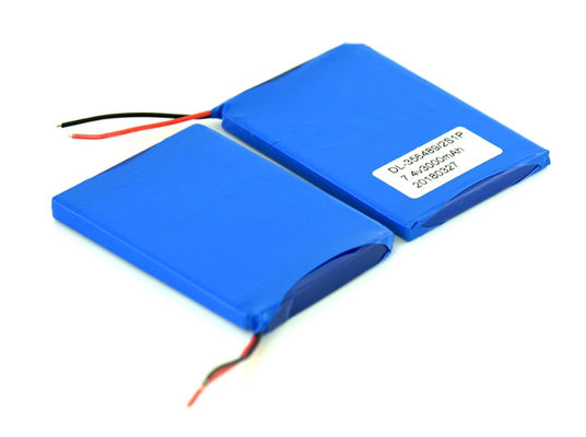 MSDS UN38.3 IEC62133 7.4v 6000mah 리튬 이온 폴리머 배터리 팩