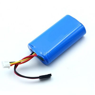 3.7V 1S2P 18650 리튬 이온 배터리 팩 6700mAh 청색